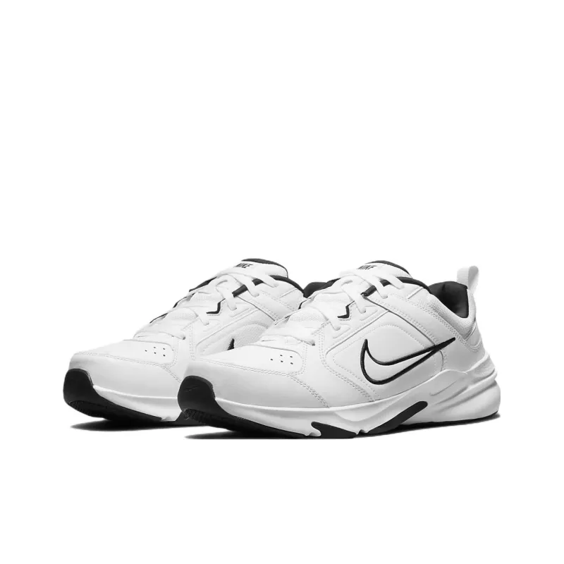 Nike Defy All Day Cushioning, Slip Resistant, And Abrasion Resistant Low Top Casual Running Shoes Men's White Black-1