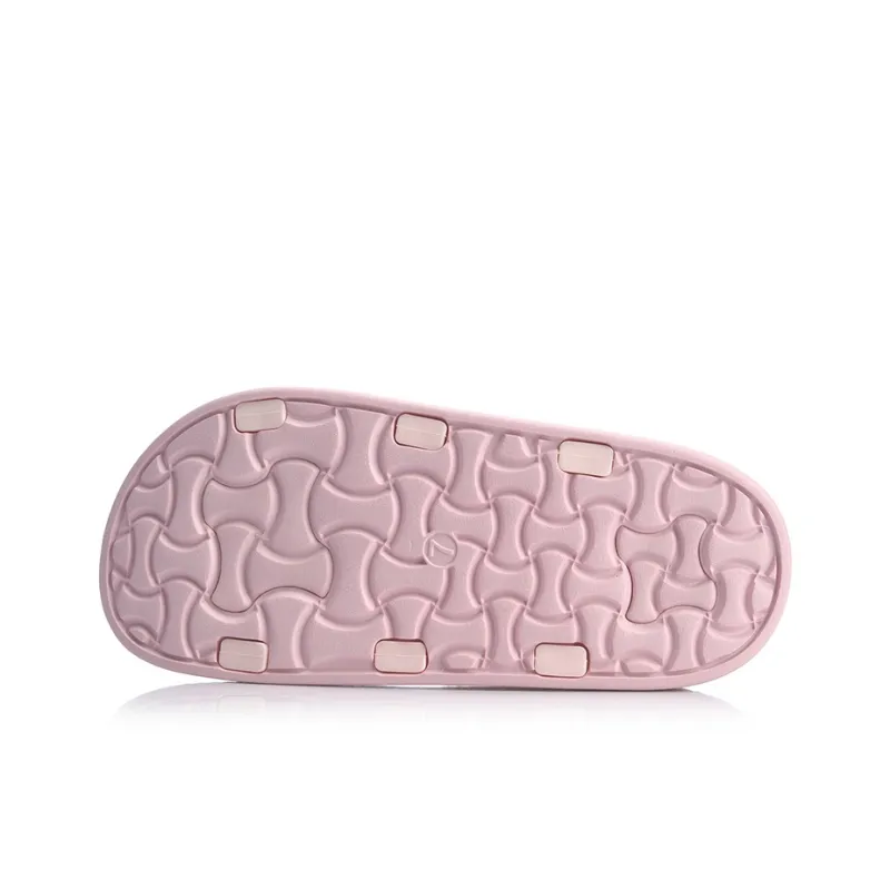 LiNing Clap Slip Resistant Slide Slippers Women's Pink-4