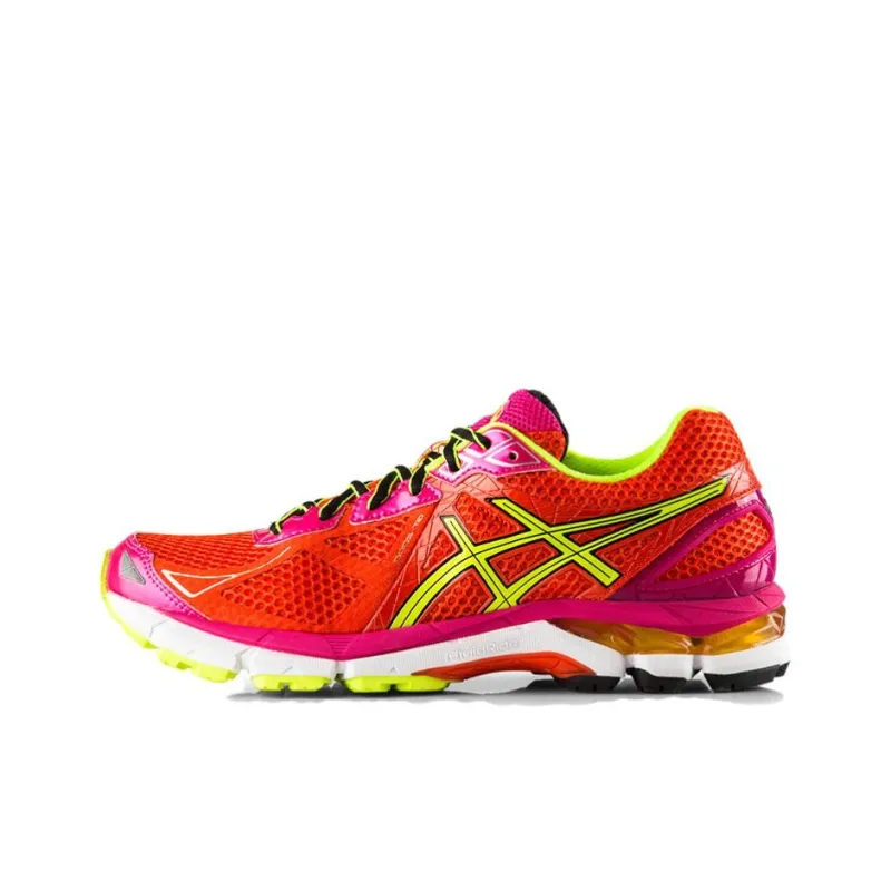 Asics GT-2000 3 Durable Breathable Low-Top Running Shoes Women's Flame Red-0