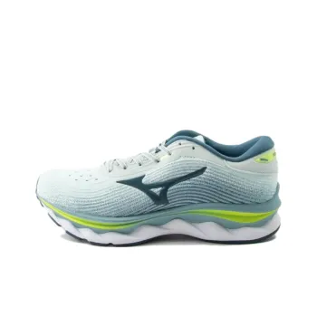 Mizuno Wave Sky 5 Wide Durable Breathable Low-Top Running Shoes Men's Gray Blue