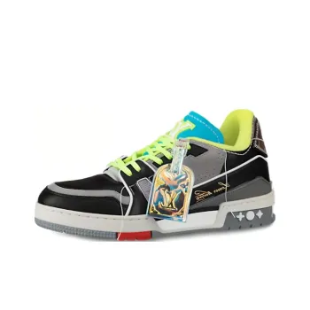 LOUIS VUITTON Lv Trainer Low Top Sports Shoes Blue/Black