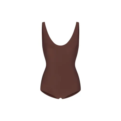 Khy SS24 DROP 008 Vintage Hipster One Piece One-piece Swimsuit Women's CHOCOLATE/Chocolate