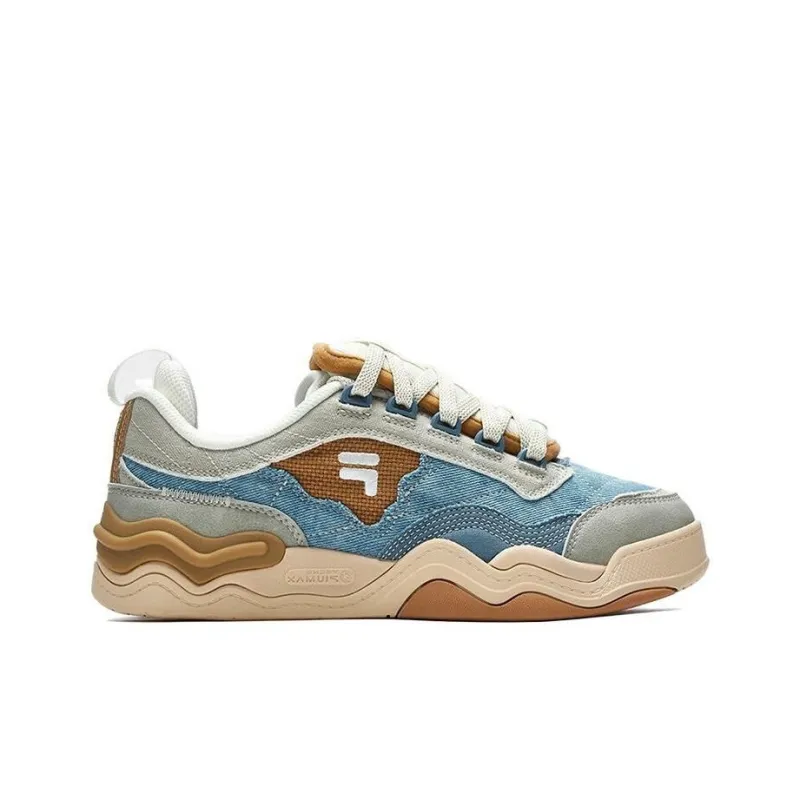 FILA FUSION Kick Sneakers 'Blue Grey Brown' Women's-1