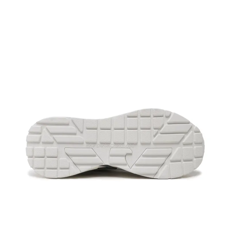 EMPORIO ARMANI EA7 Low Top Casual Shoes Unisex White-4
