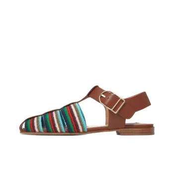 GABRIELA HEARST Calla Roman Sandals Women's Brown
