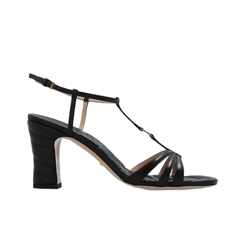 GUCCI Double G Strappy Sandals-1