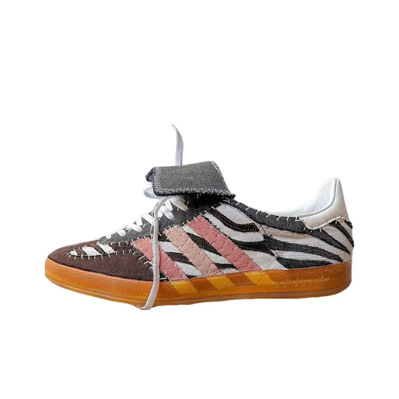 Adidas Galaxy 3 Slip Resistant Low Top Skateboard Shoes Men's White Brown-0