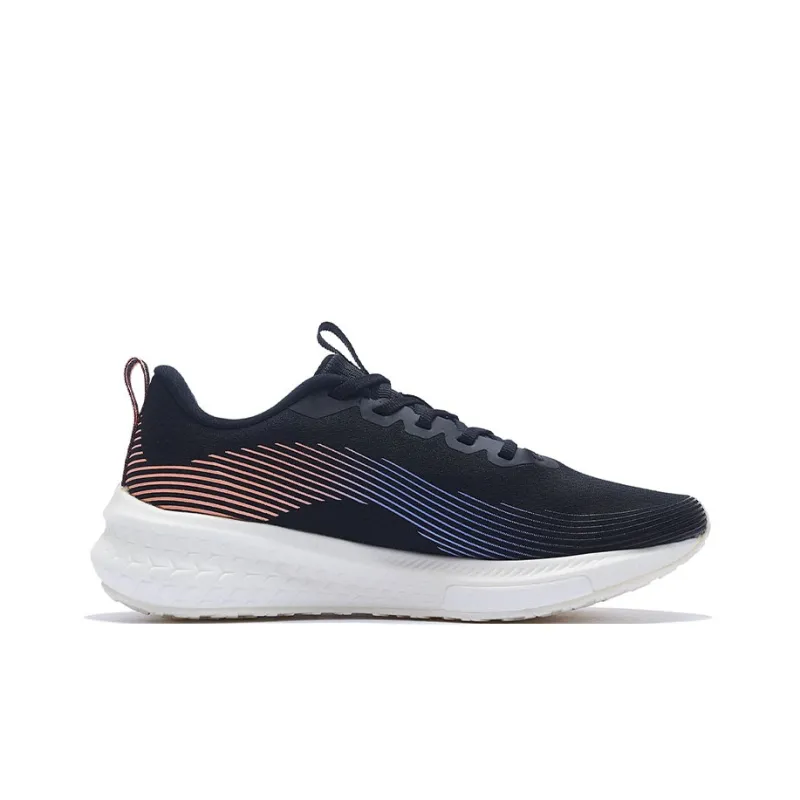 LiNing Red Hare 5 Pro Cushioning Anti Slip Wear Resistant Breathability Low Top Running Shoes Women's Black-1