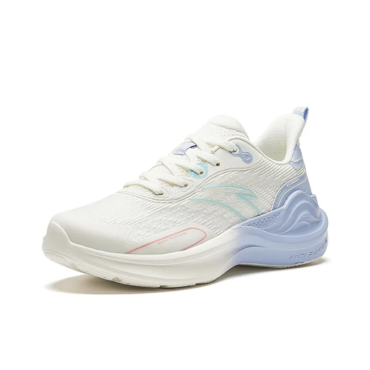 Anta Ling Yun 3 Slip Resistant, Abrasion Resistant, Lightweight Low Top Casual Running Shoes Women's Blue-1
