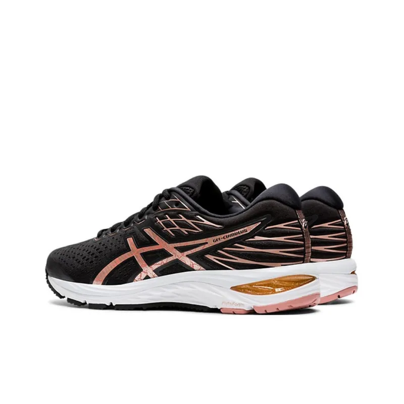 Asics Gel-Cumulus 21 Cushioning Anti-Slip And Wear-Resistant Low-Top Running Shoes Women's Black Pink-3