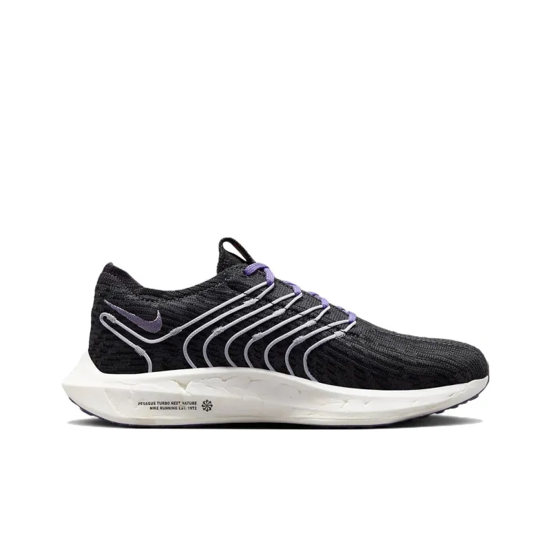 Nike Pegasus Turbo Next Nature Black Cave Purple Peach Cream Women's-1