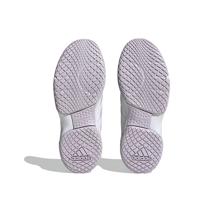 Adidas Ligra 7 Indoor Shoes 'Cloud White / Blue Fusion' Women's-5