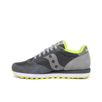 Saucony Jazz Original Original Anti-Slip And Wear-Resistant Lightweight Low-Top Running Shoes Gray Yellow
