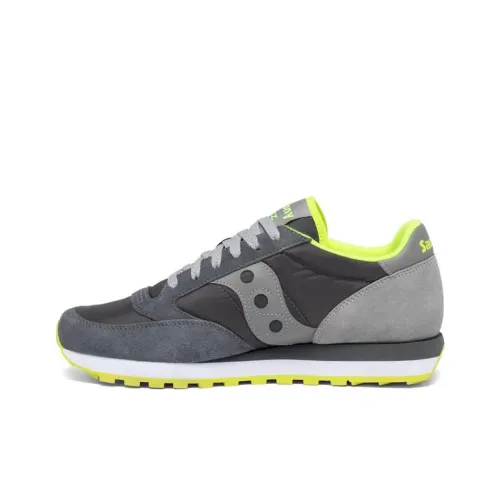 Saucony Jazz Original Running Shoes Men Low-Top Gray/Yellow