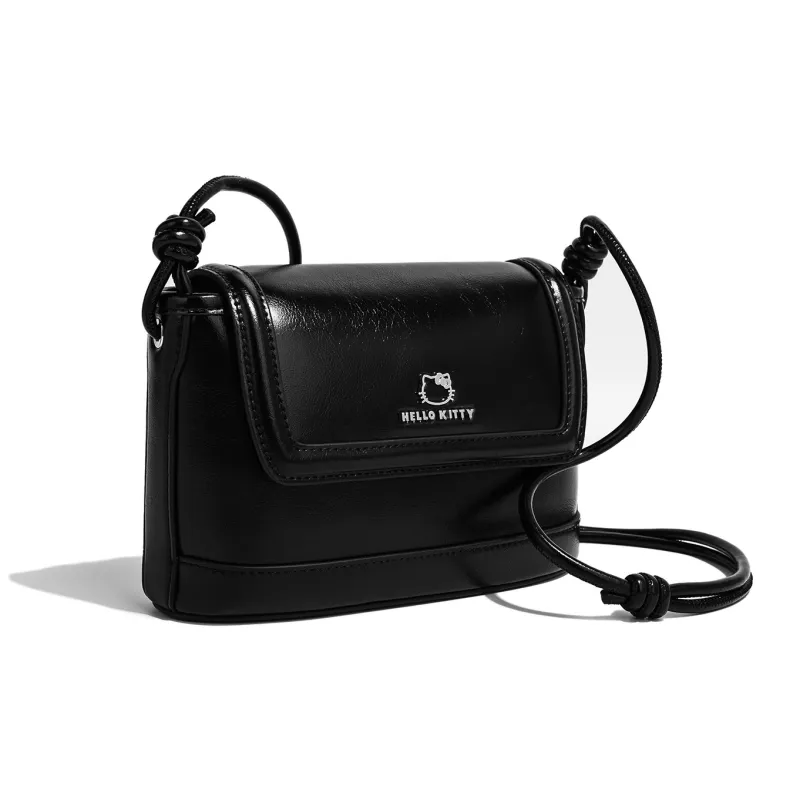 MESUCA Kitty Series PU With Synthetic Leather Crossbody Bag Small Size Women's Black/White/Ecru-9