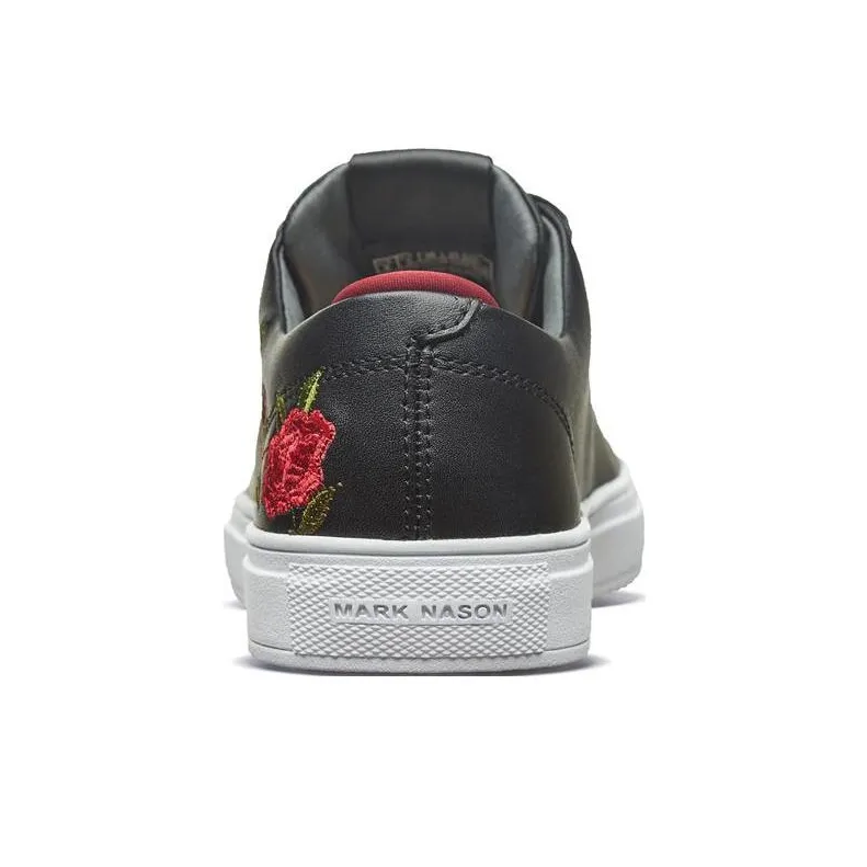 Skechers MARK NASON Razor Non-slip Lightweight Low-Top Skateboard Shoes Women's Black Red-3