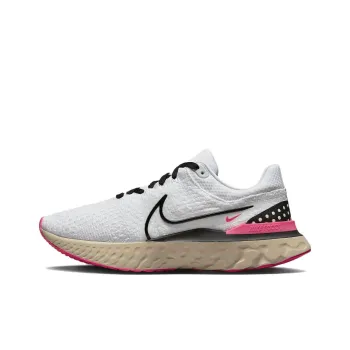 Nike React Infinity Run Flyknit 3 White Hyper Pink