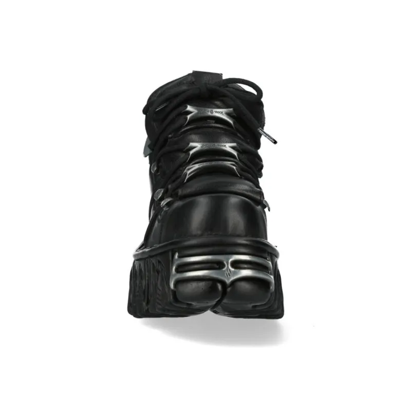 NEW ROCK Low-Top Casual Shoes Unisex Black-4
