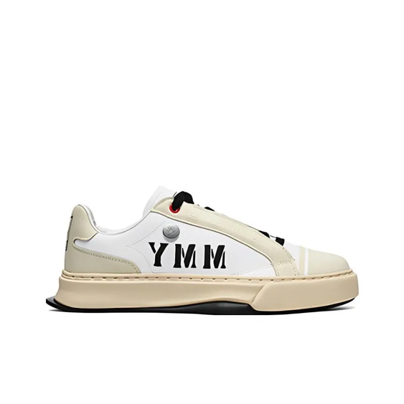 MIHARA YASUHIRO x FILA FM-4 Anti-Slip Wear-Resistant Low-Top Skateboard Shoes Men's FILA White-1