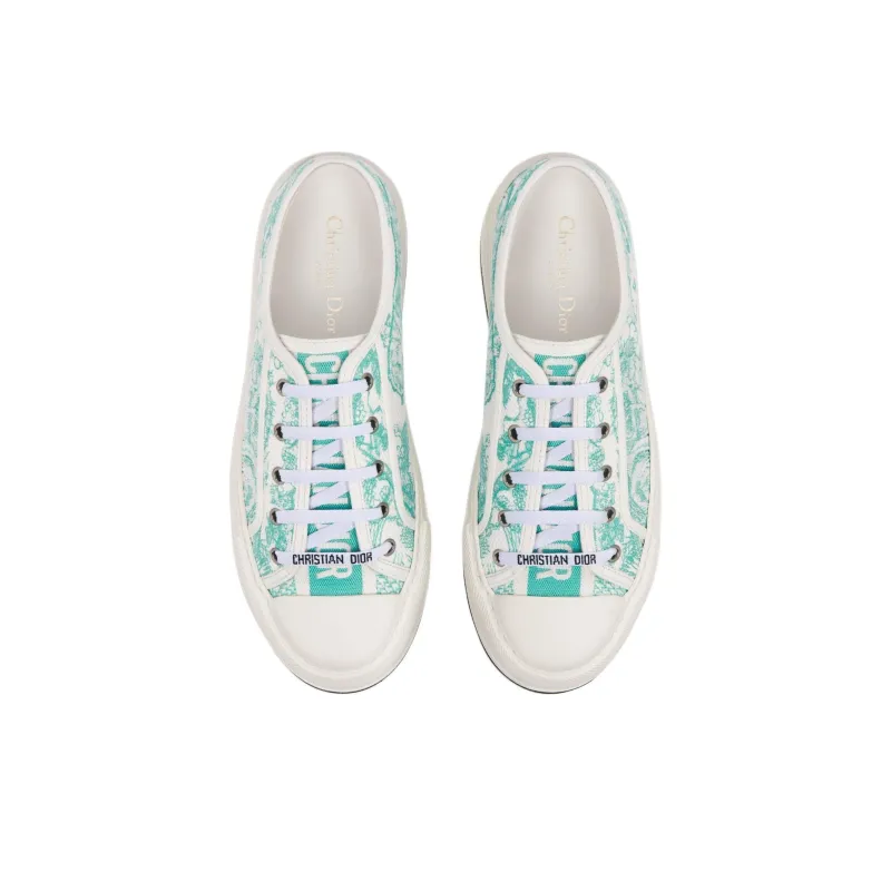 DIOR Dioriviera Low Top Skateboard Shoes Women's Mint Green-3