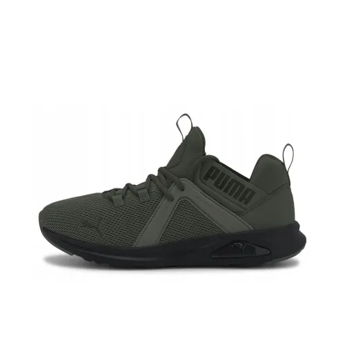 PUMA Enzo 2 Running Shoes Men Low-Top Black/Green