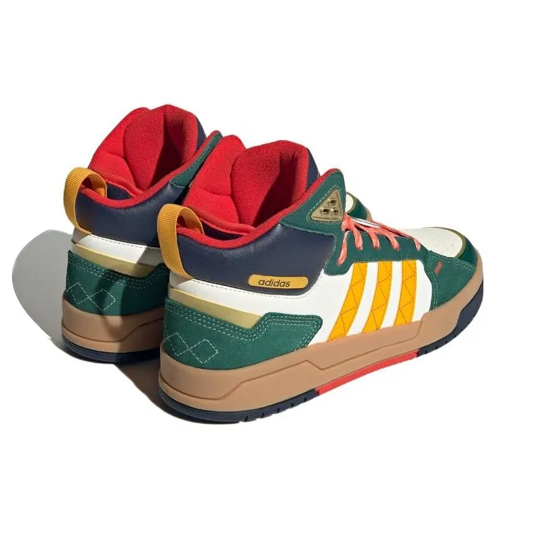 Adidas Neo 100DB 'White Green Brown'-3