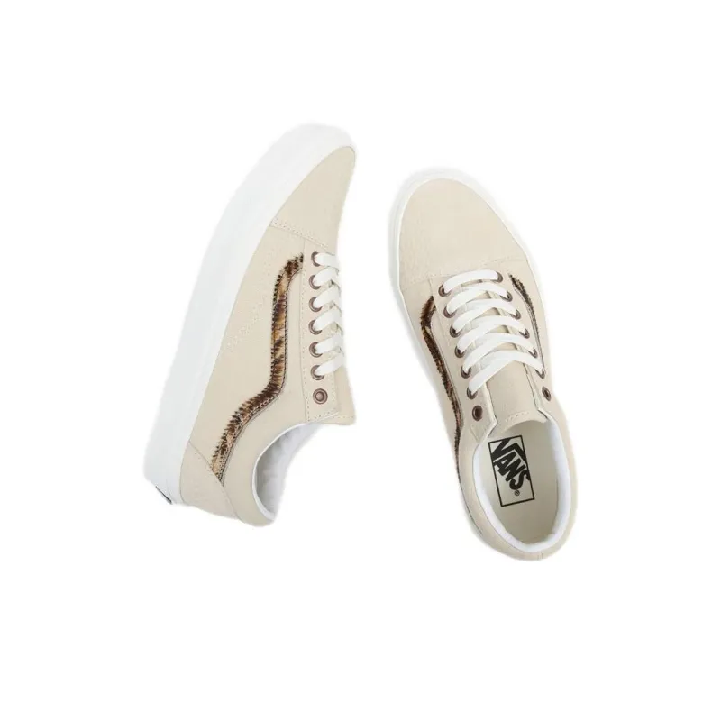 Vans Old Skool Shoes 'Beige Brown' Women's-3