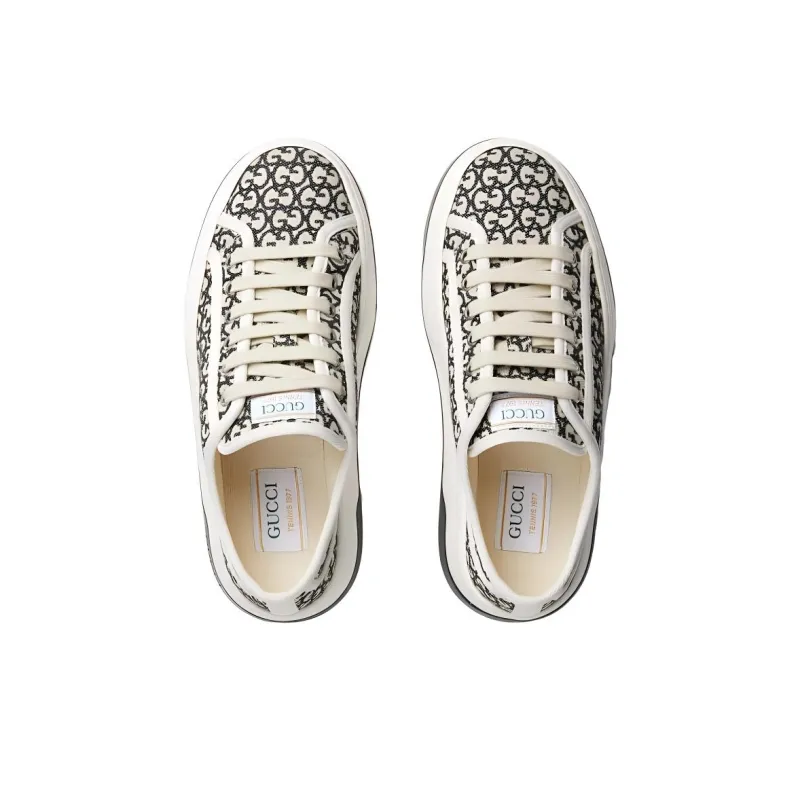 GUCCI Women's Gg Sneaker 'Ivory Black' Women's-3