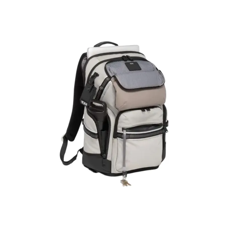 TUMI Nylon Backpack Unisex White-2