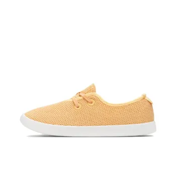 Allbirds Tree Skippers Slip-Resistant Cushioning Low-Top Skateboard Shoes Women's Light Egg Yellow