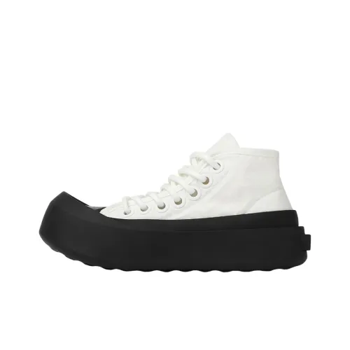 Bottega Veneta Jumbo Casual Shoes Women's Mid-Top White