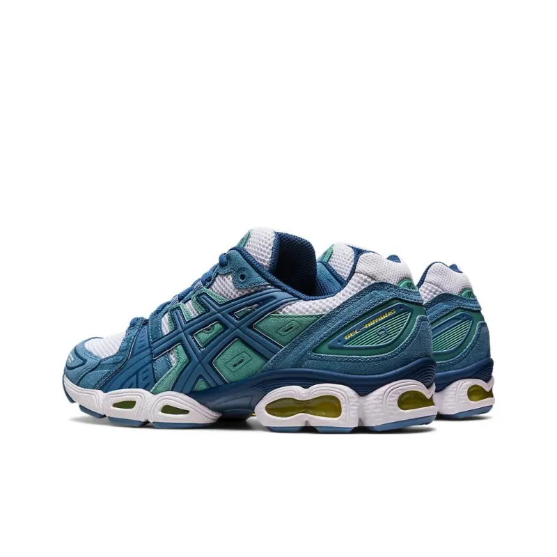 Asics Gel Nimbus 9 Grey Floss Blue Green-3