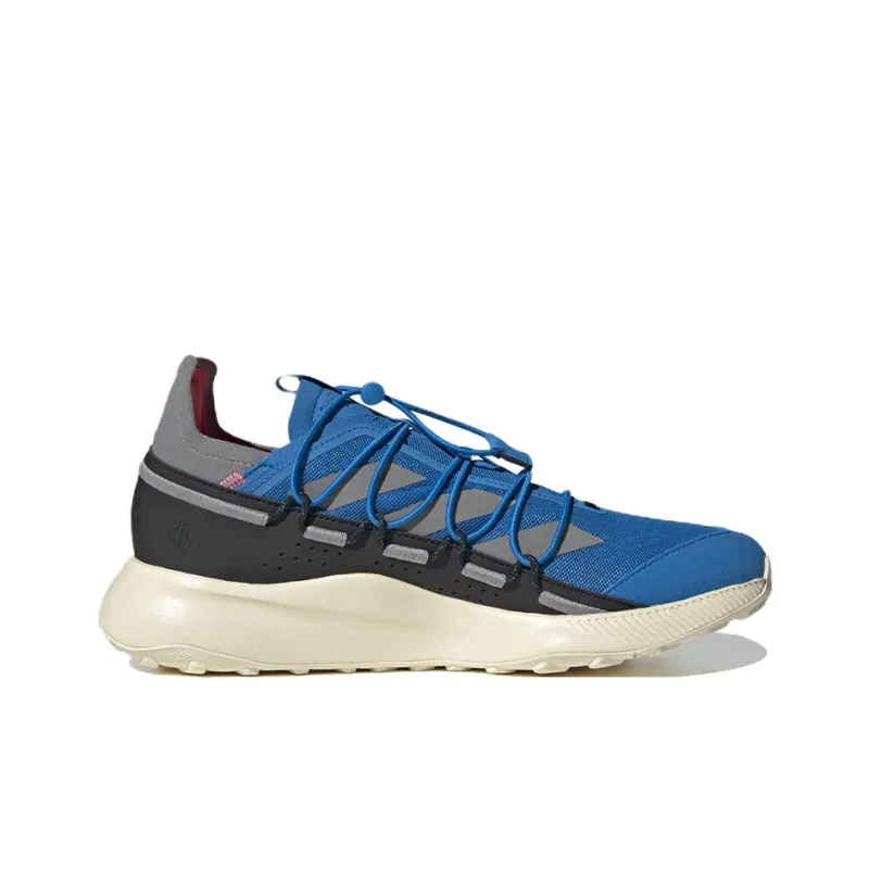 Adidas VOYAGER 21 21 Lightweight Wear-resistant And Non-slip Low-Top Outdoor Shoes Blue Gray-1