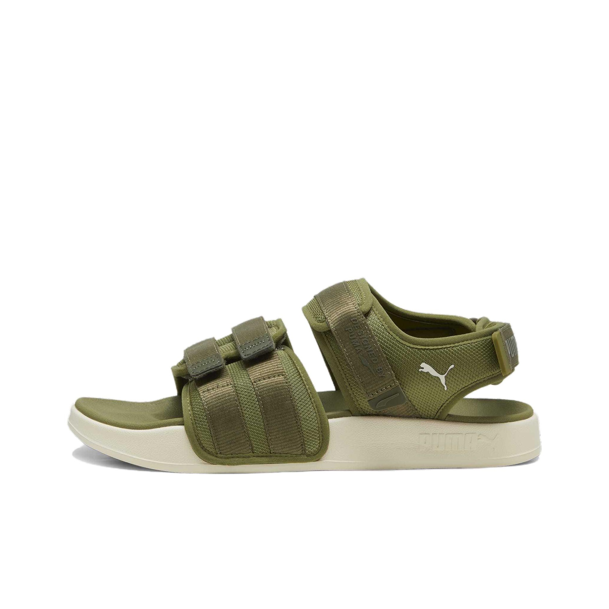 Puma Leadcat Beach Sandals Unisex Olive Green US M 8