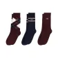 3 Pack (Bordeaux+Navy Blue)