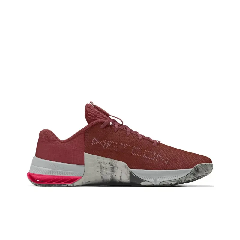 Nike Durable Breathable Low-Top Running Shoes Men's Red-1