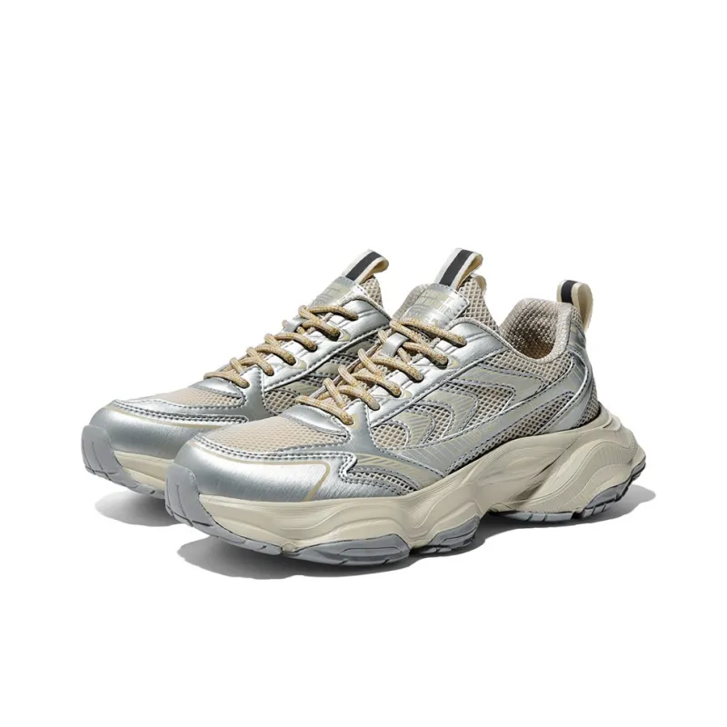 AOKANG Height Increasing Wear-Resistant Breathable Slip-Resistant Low-Top Chunky Sneakers Men's-2