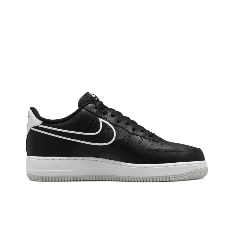 Nike Air Force 1 '07 'Embroidered Swoosh Black'-1