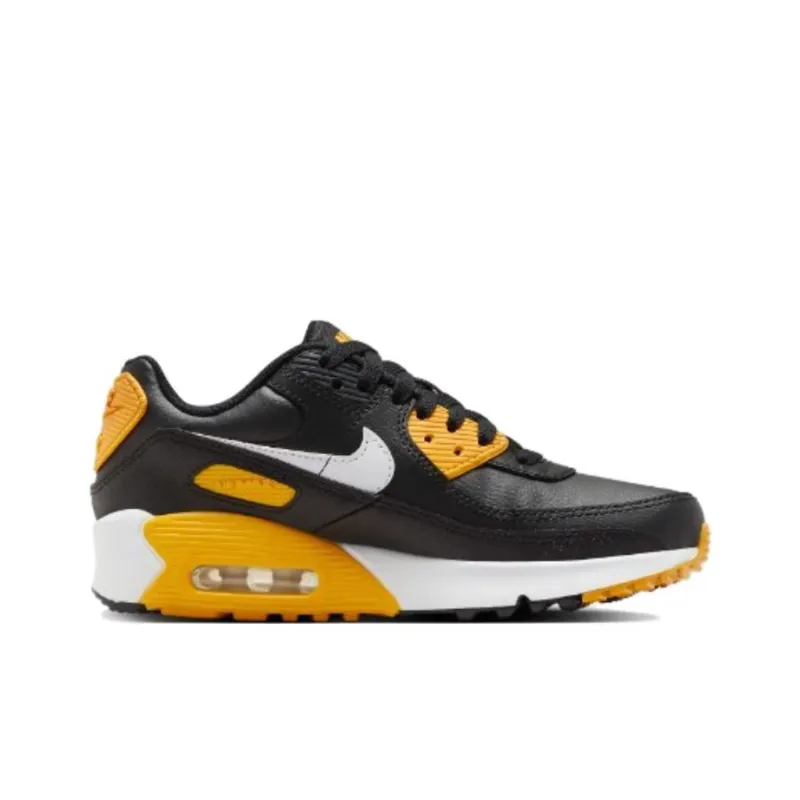 Nike Air Max 90 Leather GS 'Black University Gold'-1