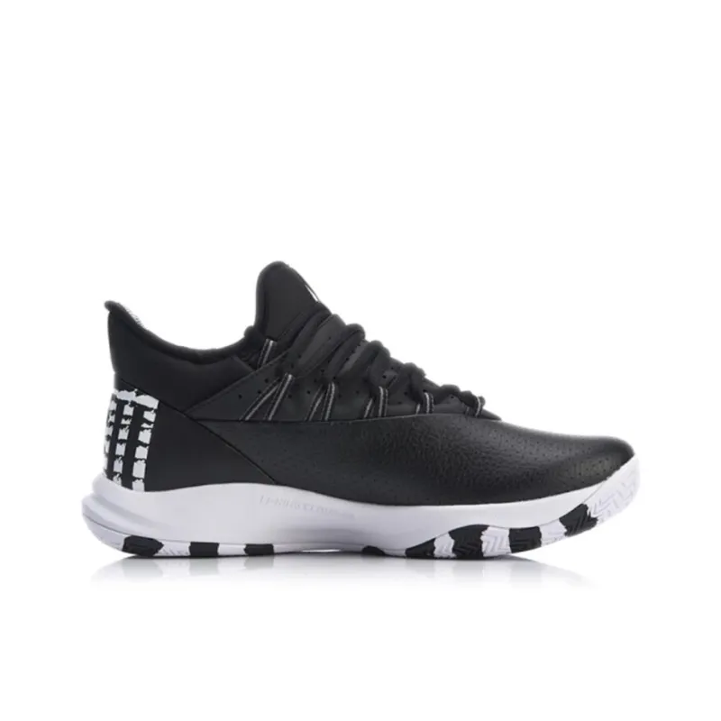 LiNing Speed 5 Cushioning Rebound Low Top Competition Basketball Shoes Men's Black-1