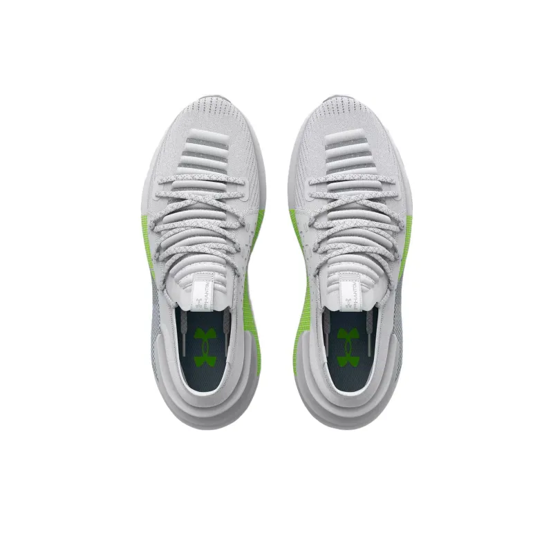 Under Armour Hovr Phantom 3 'Grey Mist Lime Surge'-3