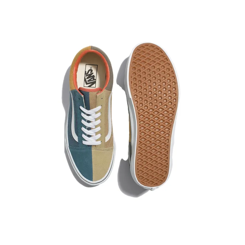 Vans Old Skool Split Duck Canvas 'Green Beige'-4
