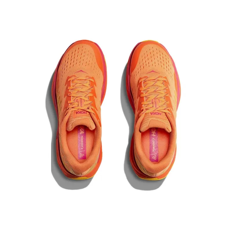 HOKA ONE ONE Torrent 3 Slip-Resistant Low-Top Running Shoes Orange-3