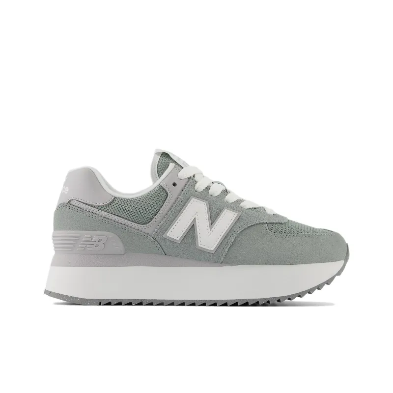 New Balance 574 Plus Dark Grey Women's-1