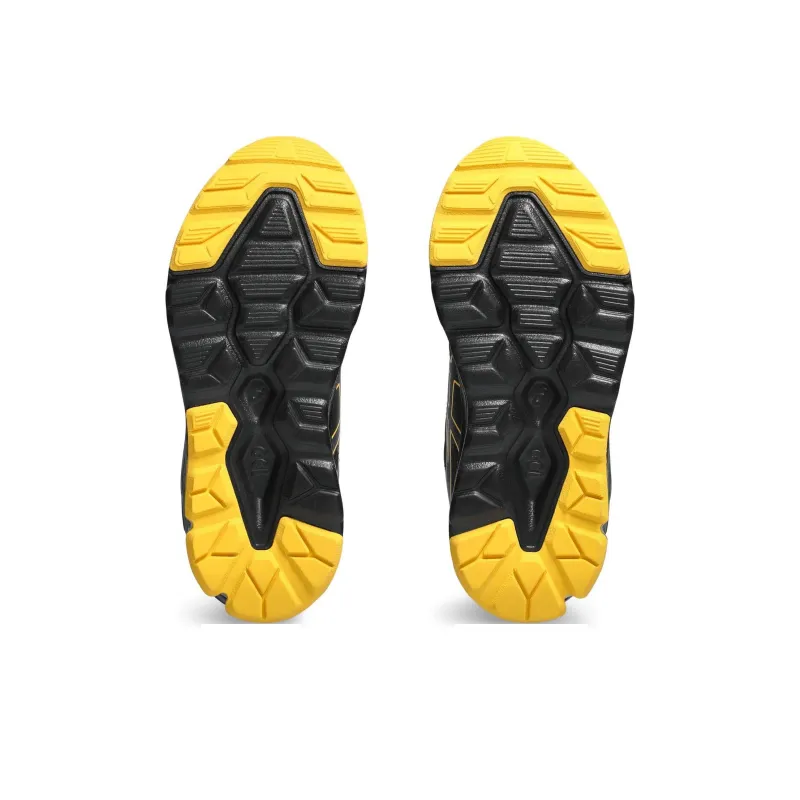 Asics Gel Quantum 90 4 Abrasion Resistant Breathable Low Top Running Shoes Unisex Black Yellow-6