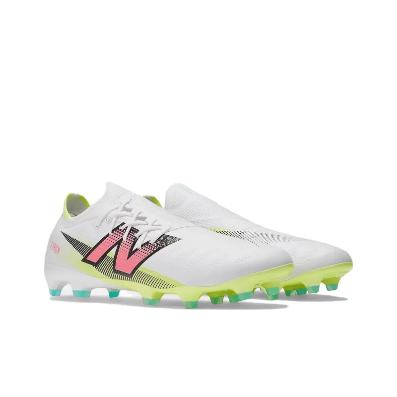 New Balance Furon Pro Fg V7 White Hi Lite Neon Pink-1