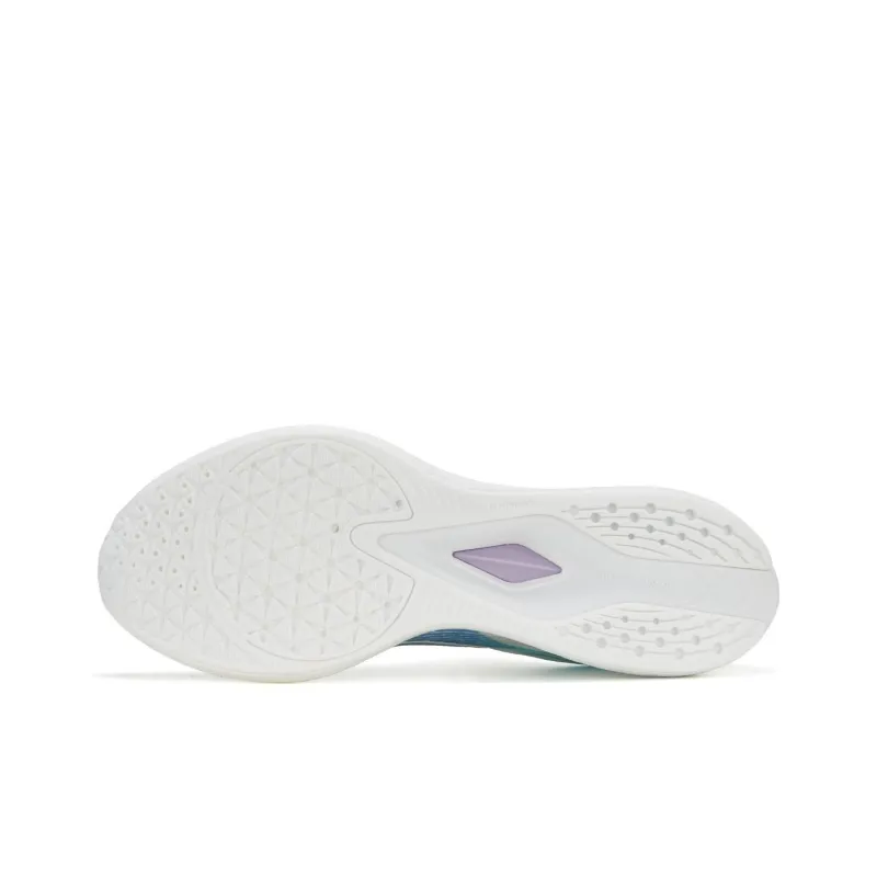LiNing Red Hare 6 Pro Anti Slip And Wear Resistant Breathable Low Top Running Shoes Women's White Blue Cyan Purple-4