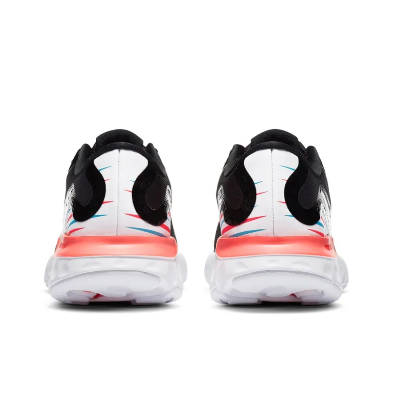 Nike Renew Run Cushioning Anti Slip And Wear Resistant Low Top Running Shoes GS Black White Pink-4