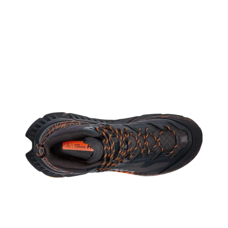 HOKA ONE ONE Tennine Hike Gore Tex Blue Graphite Persimmon Orange-2
