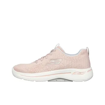 Skechers Go Walk Arch Fit -Unify Anti-Slip Wear-Resistant Breathable Lightweight Low-Top Casual Shoes Women's Pink